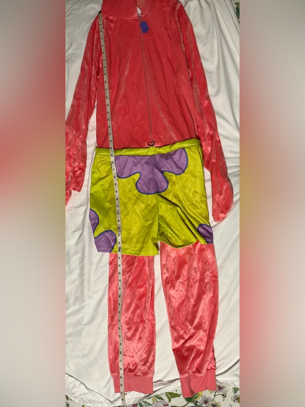 Patrick Star Jumpsuit Adult/Teen XL Costume Spirit Halloween SpongeBob - Picture 16 of 16